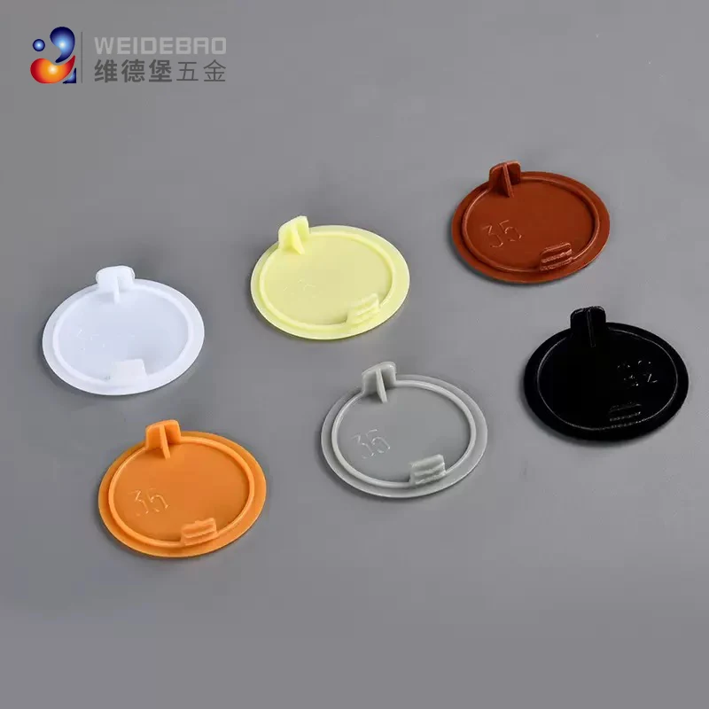 Furniture Hardware Connectors - 10 szt. okrągłych plastikowych osłonek na