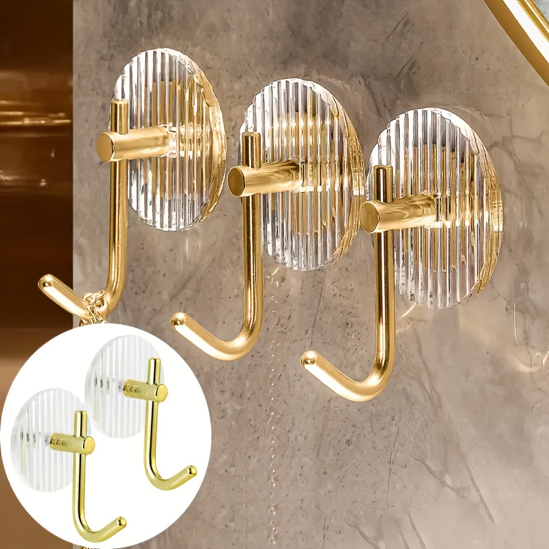 Furniture Hardware Accessories - 4 szt. Metalowe haczyki ścienne na