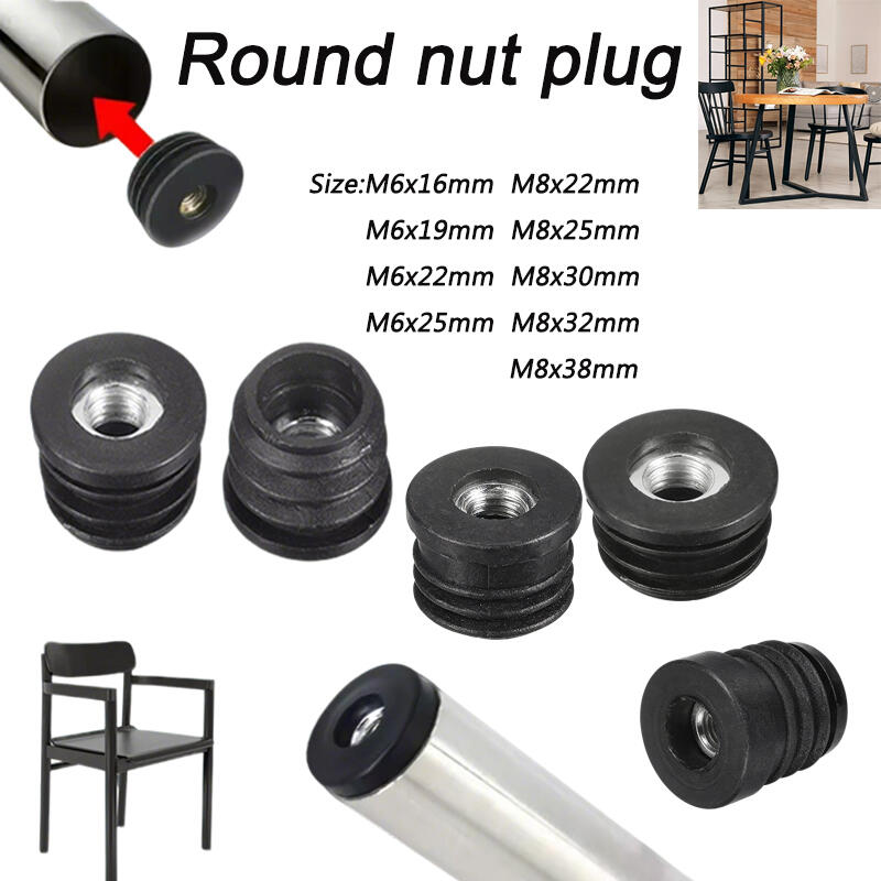 Furniture Hardware Connectors - 4/8/12 SZT. Okrągłe zaślepki do otworów