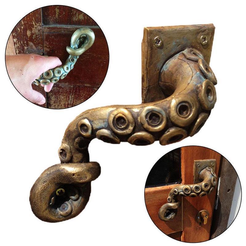 Furniture Hardware Accessories - Vintage ośmiornica klamka drzwi w zwierzęcym