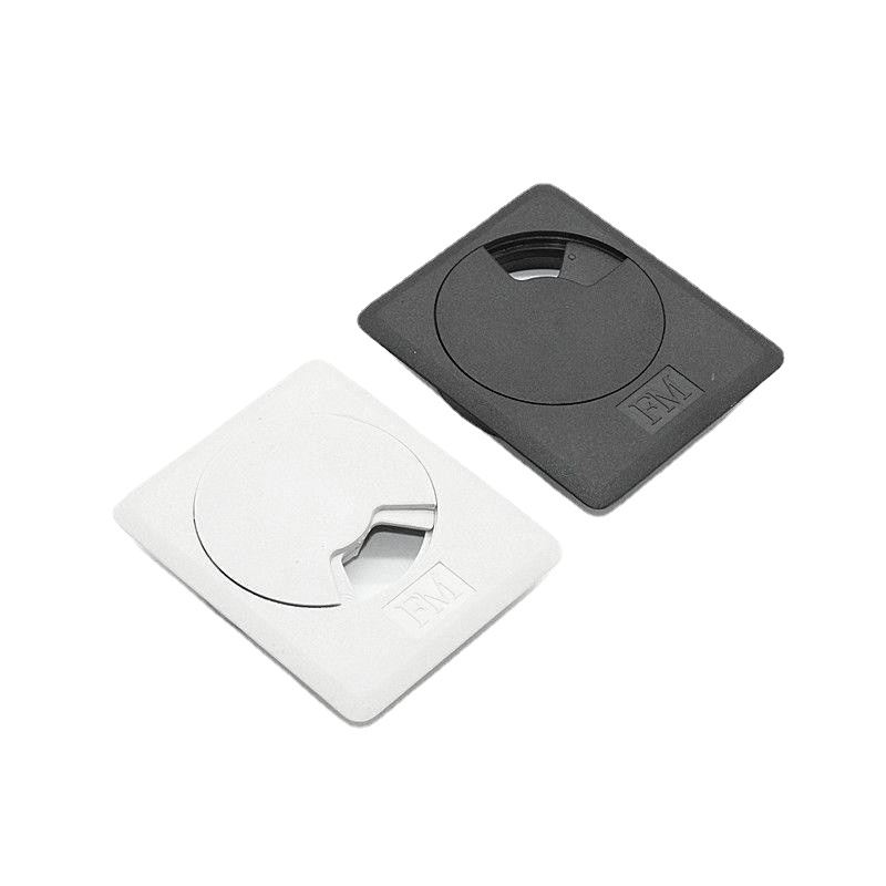 Furniture Hardware Outlet - 5 szt. Kwadratowy uchwyt na kable
