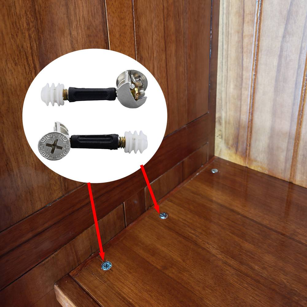50/100 szt. Złączki meblowe 3  – Furniture Joinery Hardware recenzja i cena