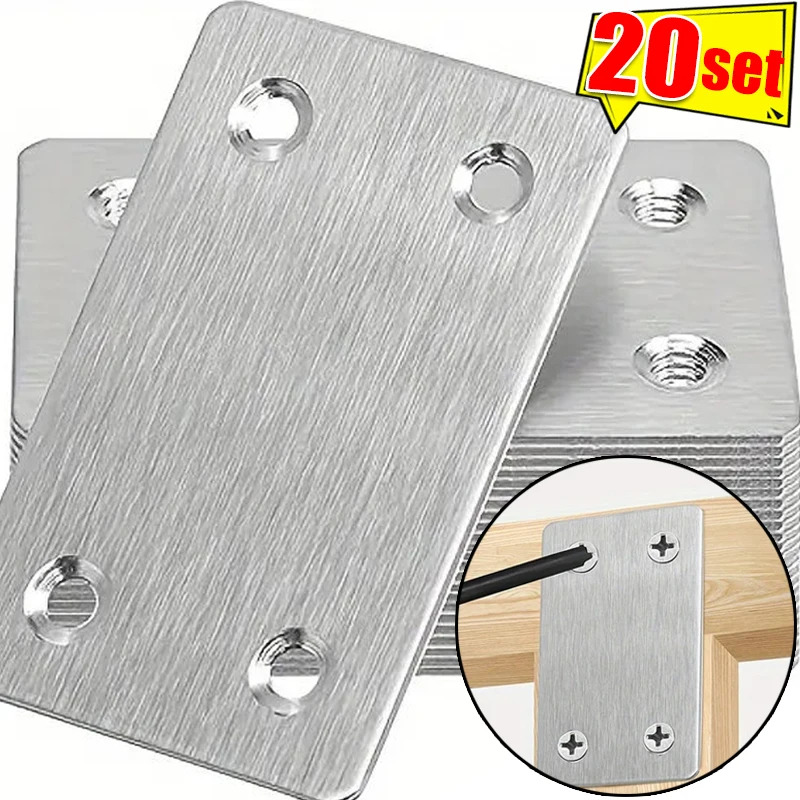 10 szt. Stal nierdzewna Kątown – Furniture Hardware Connectors recenzja i cena