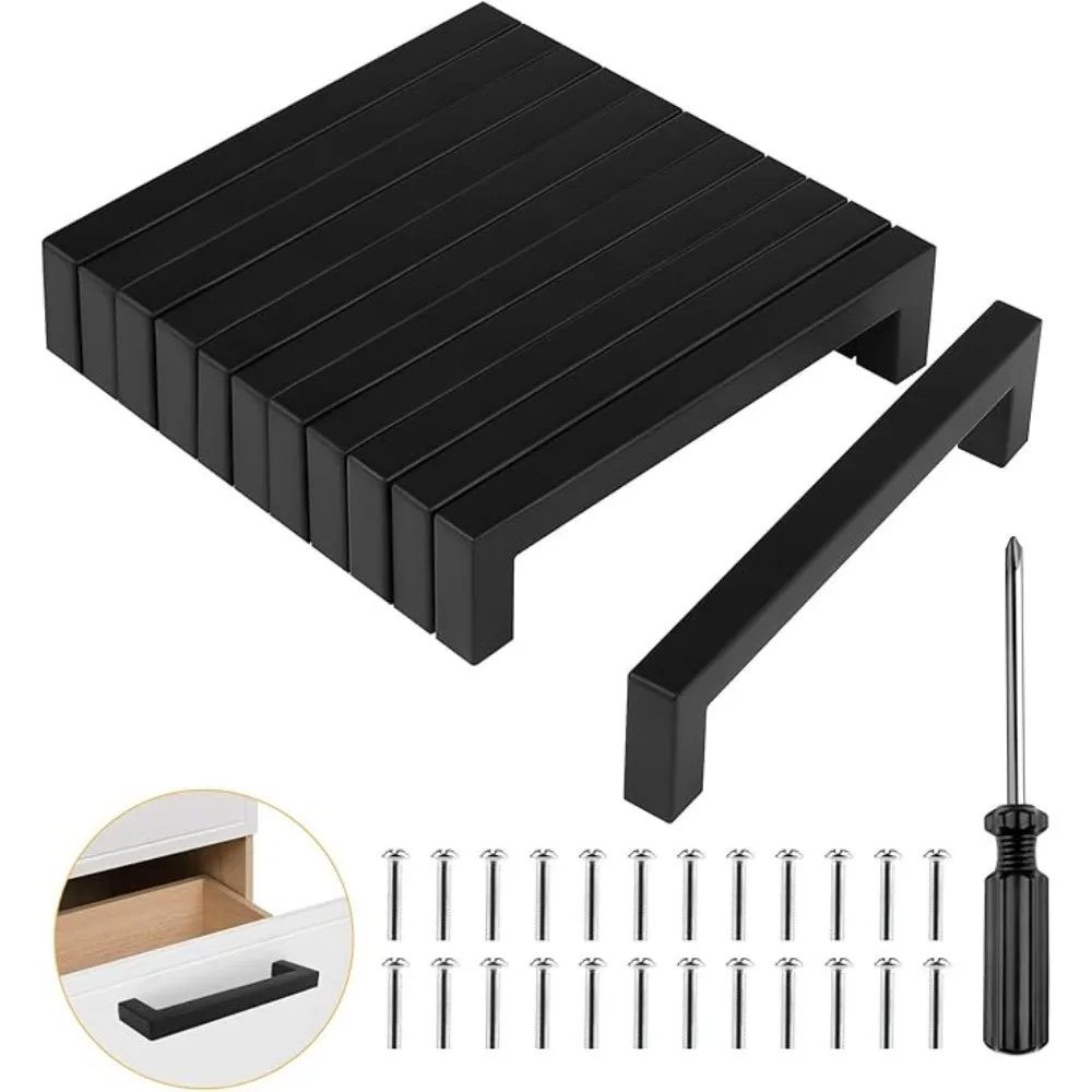 6/18 szt. Kwadratowe uchwyty m – Furniture Hardware Restoration recenzja i cena