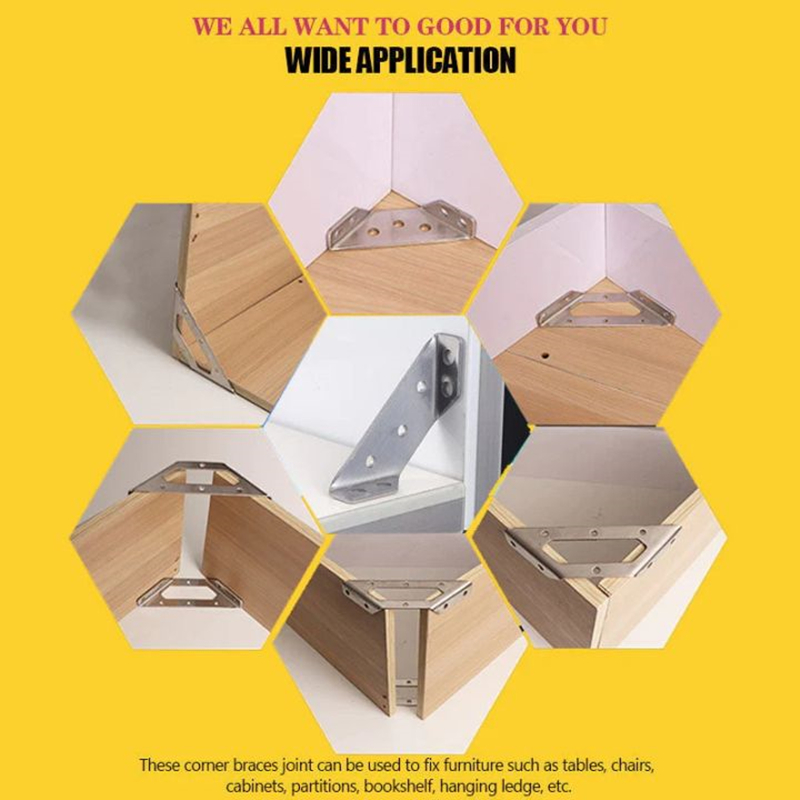 Uniwersalny wspornik narożny d – Furniture Hardware Connectors recenzja i cena