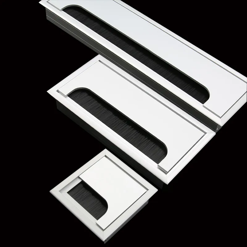 Aluminiowe prostokątne biurko  – Furniture Hardware Outlet recenzja i cena